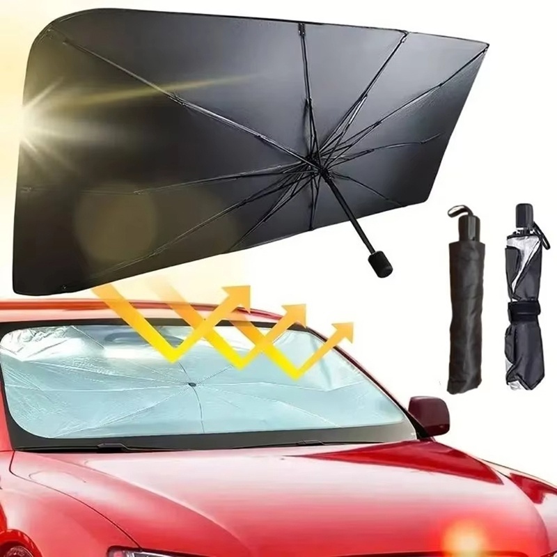 Multi Purpose Convenient Folda - Car Sunshade Windshield Umbrella Foldable review and price