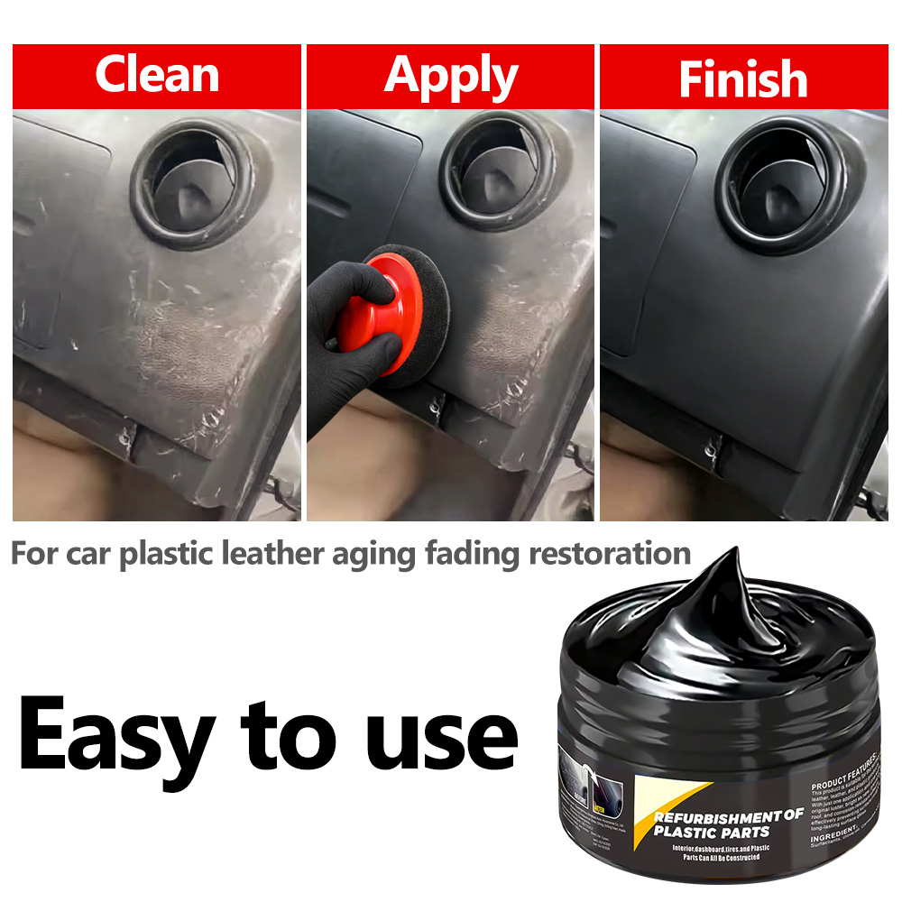 Car Interior Plastic Leather S - Car Scratch Repair Polishing Wax Paste review and price