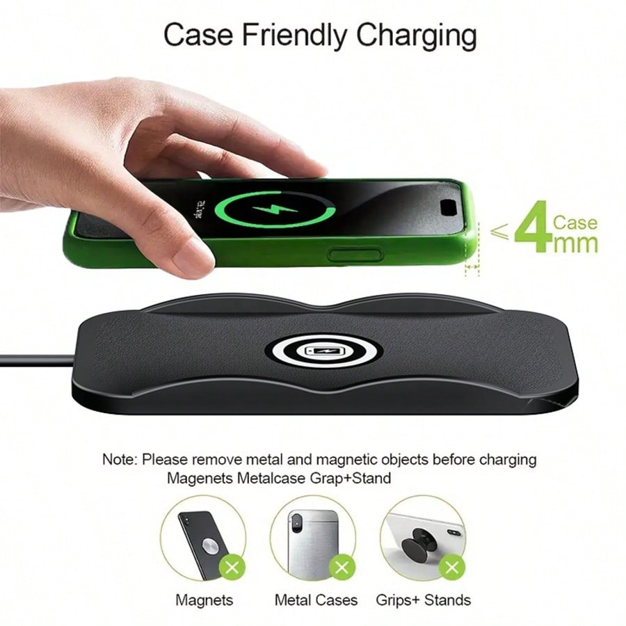 Tafdiur 1-Piece Silicone Squar - Wireless Car Charger Mount Fast Charging review and price