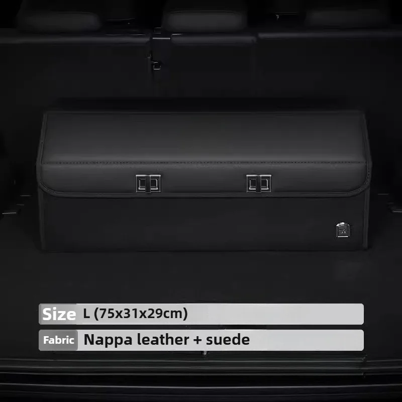 Light Luxury Suede Car Trunk S - Car Trunk Organizer Foldable Storage Box review and price